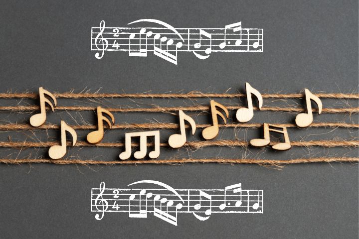 imagen de Ligadura musical: Unión y prolongación de notas en teoría musical